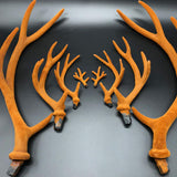 HULIANFU 2023 Christmas Simulation Antlers Headwear Brown Deer Horns Hair Band Headband Goth Halloween Cosplay Accessories Headdress