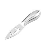 HULIANFU Kitchen Gadgets Retro Style Baking Tools Multi Functional Purpose Stainless Steel Smiley Cheese Cutlery 1Pc Silver Knife