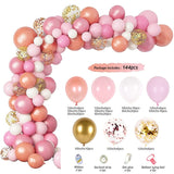HULIANFU Macaron Balloons Garland Arch Rose Gold Confetti Ballon Wedding Birthday Baloon Birthday Party Decor Kids Baby Shower