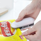 HULIANFU Kitchen Accessories Mini Sealing Machine Portable Heat Sealer Plastic Package Storage Bag Handy Sticker and Seals for Food Snack