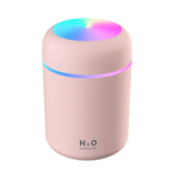 HULIANFU Portable 300ml Humidifier USB Ultrasonic Dazzle Cup Aroma Diffuser Cool Mist Maker Air Humidifier Purifier with Romantic Light