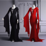 hulianfu Gothic Punk Style Retro Long Dress Women Medieval Renaissance Victorian Vintage Vestidos Lady Sexy Party Dresses Cosplay Costume