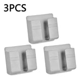 HULIANFU Punch Free Wall Mounted Organizer Storage Box Remote Control Mounted Mobile Phone Plug Wall Holder Charging Multifunction hook