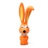 HULIANFU Pets Dog Toys Screaming Chicken Squeeze Sound Toy Rubber Pig Duck Squeaky Chew Bite Resistant Toy Puppy Training Interactive