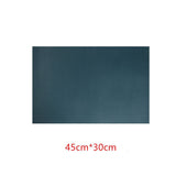 HULIANFU Rectangular Table Mat PU Leather Placemat  Waterproof Greaseproof  Pad Kitchen for Dining Anti-Scalding Insulation