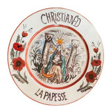 HULIANFU Retro Plate Bone China Dinner Set Nordic Kitchen Ceramic Dessert Charger Plates for Wedding Tableware Trays Decorative Mug Cup