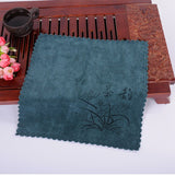 HULIANFU Superfine fiber tea towels absorbent strong kung fu tea towels high-grade tea cloth tea tools~