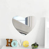 HULIANFU Nordic Cartoon Decorative Mirror Bathroom Baby Room Rabbit Wood Acrylic Mirror Frame Creative Home Art Wall Decorations Artwork