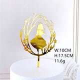 HULIANFU New Cartoon Happy Birthday Acrylic Cake Topper Cute Boy Witch Cake Topper For Kids Birthday Party Cake Decorations Baby Shower