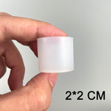 HULIANFU Rhombus Columnar Candle Mould Silicone Mold DIY Scented Candle Soap Craft Gift Making Resin Casting Wax Homemade Decoration