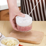 HULIANFU Mini Manual Food Chopper Garlic Cutter Meat Grinder Fruit Vegetable Slicer Mincer Blender Nuts Shredders Powerful Kitchen Tools