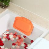 HULIANFU Soft Bathtub Pillow Headrest Waterproof PVC Bath Pillows Cushion Head Neck Rest Pillows With Suction Cups Bathroom Accessories