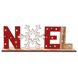 HULIANFU Wooden Christmas Door Wreath Oranments Wall Xmas Dec Merry Christmas Decor For Home  Happy New Year Naviidad Door Wreath
