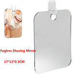 HULIANFU Shaving Mirror Anti Fog Shower Mirror Bathroom Fogless Fog Free Mirror Washroom Travel Bathroom Accessories Shaving Mirror Tools