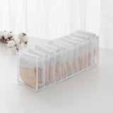 HULIANFU Stacking Pants Drawer Divider Organizer Jeans Compartment Storage Box Can Washed Home Closet Clothes Drawer Mesh Separation Box