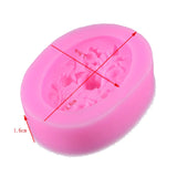 HULIANFU New Rosettes Soap Silicone Mold Cake Decoration Chocolate Baking Mold Tool Romantic Aromatherapy Soap SQ0063