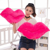 HULIANFU Sexy Red Lips Big Lips pillow Cushion Lovely Creative New plush Toys Festival gift Cute pillow