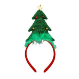 HULIANFU 2023 Christmas Antler Hair Clips Deer Ear Hairpins Festival Christmas Headbands Pine Cones Hair Ball Adult Headwear Hair Accessories