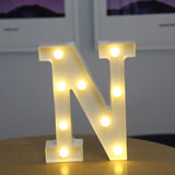 HULIANFU Luxury Alphabet Letter LED Lights Luminous Number Lamp  Battery Night Light for Home Wedding Birthday Christmas Party Decoration