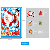 HULIANFU Wooden Christmas Door Wreath Oranments Wall Xmas Dec Merry Christmas Decor For Home  Happy New Year Naviidad Door Wreath