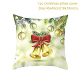 HULIANFU Santa pillowcase Happy New Year 2023 Xmas Gifts  Christmas Decor For Home Merry Christmas Ornament Navidad Natal Xmas Gifts