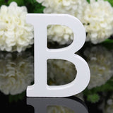 HULIANFU White Wood Letter Alphabet DIY Personalised Name Design Art Crafts Free Standing Xmas Birthday Wedding Party Home Decoration
