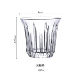 HULIANFU Nordic Espresso Coffee Glass European Cappuccino Cold Latte Latte Concentrated Cup American Ice Dirty Coffee Cup for Kitchen