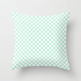 HULIANFU Super Hot Hipster Light Blue Green Mint Cushion Cases Modern Geometry Print Boho Decorative Pillowcase Sofa Couch Throw Pillows