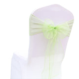 HULIANFU Wedding Decoration Organza Chair Sashes Bow For Party Christmas Halloween hotel Chair Decoration Supplies(Pack of 50pcs  pink)
