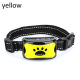 HULIANFU Waterproof Pet Dog Anti Barking Device Electric Dog Training Collar Dog Shock Deterrent Stop Barking Vibration Anti Bark Collar