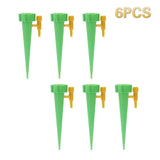 HULIANFU New 12PCS Drip Irrigation System Automatic Watering Spike for Plants Garden Watering System Irrigation System Greenhouse
