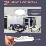 HULIANFU Modern LED Ceiling Lights for Living Room Bedroom Kitchen 15/20/30/50W Ceiling Lamps Lights Fixture for Ceiling Home Lighting