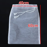 HULIANFU Soy Milk Wine Filter Bag Nut Milk Bag Tea Coffee Oil Yogurt Filter Net Mesh Kitchen Food Reusable Nylon Filter Bags Strainer