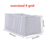 HULIANFU New Underwear Clothes Storage Box Foldable Drawer Organizers Socks Shorts Closet Wardrobe Separation Compartment Box Washable