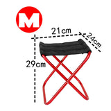 HULIANFU Ultralight Folding Chair Picnic Camping Chair Travel Foldable Aluminium Durable Portable Fishing Seat Outdoor Travel Furniture