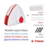 HULIANFU JOYBOS Magnetic Glass Window Cleaning Tool Automatic Water Discharge Double-layer Wiper Household Special Window Cleaner