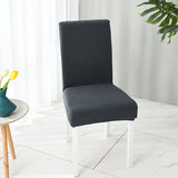 HULIANFU Waterproof Elastic Chair Cover With Back Dining Room Chair Covers Jacquard Covers For Chairs For Kitchen Wedding Hotel Banquet