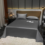 HULIANFU OLOEY Flat bed sheet Egyptian cotton 60S bed sheets twin king queen size bed lines  Solid Color Right-angle sheets Rich colors