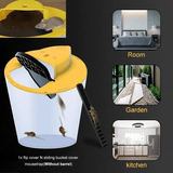 HULIANFU New Reusable Smart Mouse Rat Trap Plastic Bucket Lid Mousetrap Humane Or Lethal Mouse Trap Multi Catch Auto Reset
