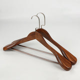 HULIANFU  Wood Clothes Rack Solid Wood Hanger Non-Slip Hangers Clothes Hangers Shirts Sweaters Dress Hanger Drying Rack for Home