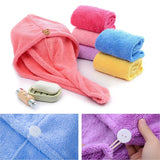 HULIANFU Rapid Drying Hair Towel Microfiber Soft Skin Friendly Warp Hat Quickly Hair Drying Cap Bath Tool Shower Towel Women Lady Toallas