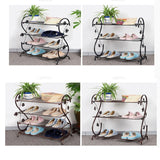 HULIANFU Shoe rack living room furniture home economy Shoe rack dormitory  small dustproof space-saving multilayers shoe cabinet