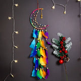 HULIANFU Moon Metal Craft Hoops Dream Catcher Rings for DIY Dreamcatchers Wreaths Macrame XX9B