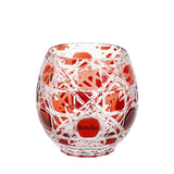 HULIANFU Japanese Edo Kiriko Handmade Wine Glassware Satsuma Kiriko Whisky Glass Sake Cup 8oz Water Cup In Gift Box