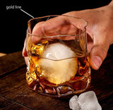 HULIANFU Wine Cocktail Glass Whisky Short Glass European Japanese Bar Creative Personality Whiskey Beer Glass Verre Drinking Brandy Cup