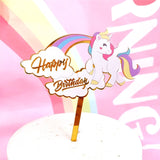 HULIANFU New Cartoon Happy Birthday Acrylic Cake Topper Cute Boy Witch Cake Topper For Kids Birthday Party Cake Decorations Baby Shower