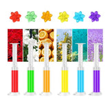 HULIANFU Toilet Cleaning Gel Bathroom Deodorant Air Freshener Needle Cleaner Fresh Gel Detergent Flower Aromatic Cleaning Remove Odors