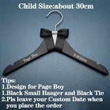 HULIANFU Personalized Wedding Hanger Custom Name Hanger Cloth Hanger Bride Dress Hanger Wedding Party Gift Bridal Shower Gift Groom Hange