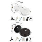 HULIANFU Multifunctional Robot Vacuum Cleaner 3 IN 1 USB Rechargeable Smart Sweeping Robot Automatic Sweeper Vacuum Cleaner 1200MAH