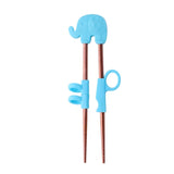 HULIANFU Reusable Stainless Steel Cute Portable Chopsticks For Kids Learning Training Chopsticks Food Sticks Learner Kids Enlightenment